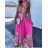 Langes ärmelloses Sommerkleid für Damen (S / M ONE SIZE) ITALIAN FASHION IMPLS224222
