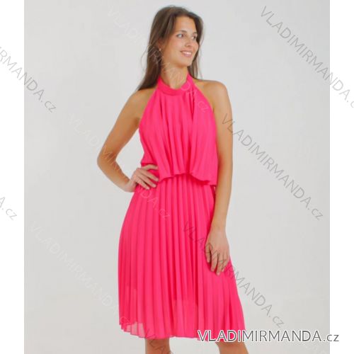 Šaty letní dlouhé bez rukávu dámské (S/M ONE SIZE) ITALSKÁ MÓDA IMPLS224222