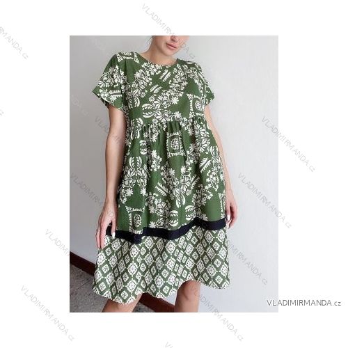 Šaty letní na ramínka dámské (S/M ONE SIZE) ITALSKÁ MÓDA IMPBB22B21841