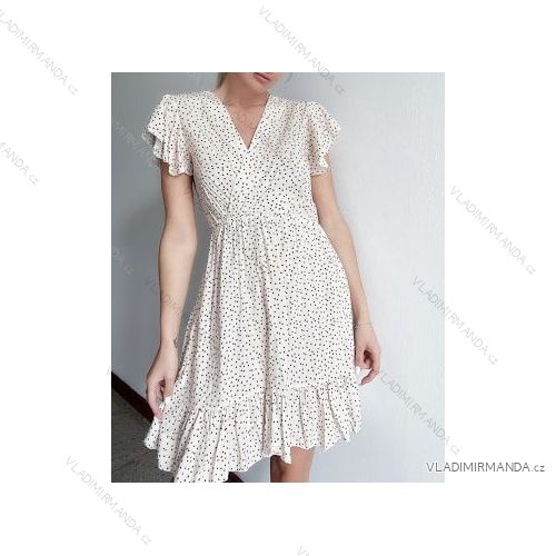 Šaty letní na ramínka dámské (S/M ONE SIZE) ITALSKÁ MÓDA IMPBB22B21841