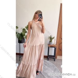Šaty letní na ramínka dámské (S/M ONE SIZE) ITALSKÁ MÓDA IMPBB22B21841