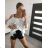 Hemdbluse 3/4 Ärmel (UNI XL-3XL) ITALIENISCHE MODA IM420486 grün