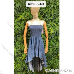 Šaty letní na ramínka dámské (S/M ONE SIZE) ITALSKÁ MÓDA IMPBB22B21841