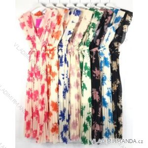 Šaty letní na ramínka dámské (S/M ONE SIZE) ITALSKÁ MÓDA IMPBB22B21841