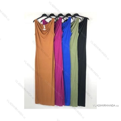Šaty letní na ramínka dámské (S/M ONE SIZE) ITALSKÁ MÓDA IMPBB22B21841