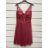 Šaty letní na ramínka dámské (S/M ONE SIZE) ITALSKÁ MÓDA IMPBB22B21841 dunkelgrün S / M