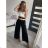 Kleid mit Knöpfen und geknöpften Damen (uni s-m) ITALIAN FASHION IM2203948