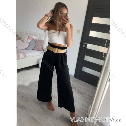 Kleid mit Knöpfen und geknöpften Damen (uni s-m) ITALIAN FASHION IM2203948