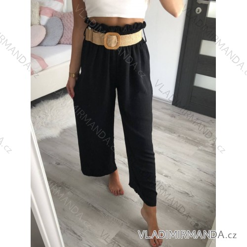 Kleid mit Knöpfen und geknöpften Damen (uni s-m) ITALIAN FASHION IM2203948 schwarz M / L