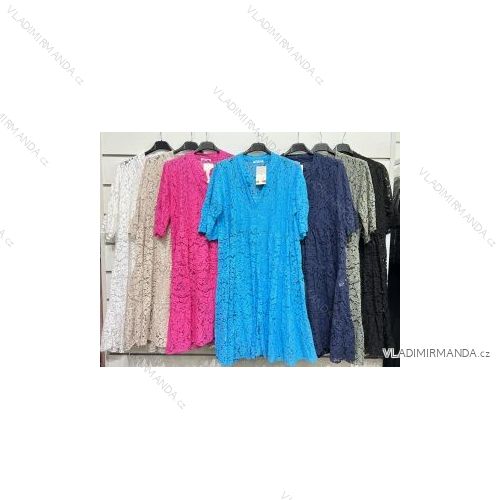 Šaty letní na ramínka dámské (S/M ONE SIZE) ITALSKÁ MÓDA IMPBB22B21841