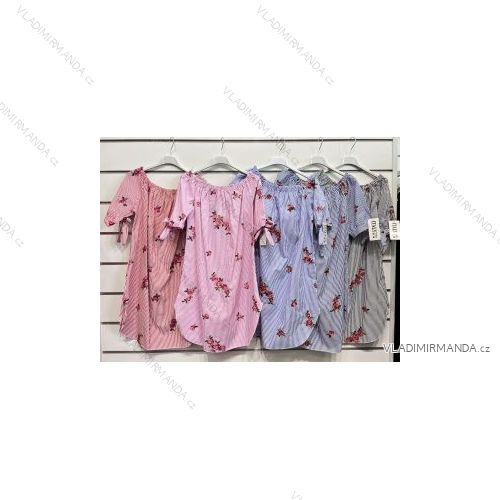 Šaty letní na ramínka dámské (S/M ONE SIZE) ITALSKÁ MÓDA IMPBB22B21841