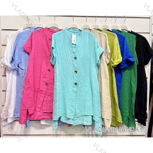 Šaty letní na ramínka dámské (S/M ONE SIZE) ITALSKÁ MÓDA IMPBB22B21841