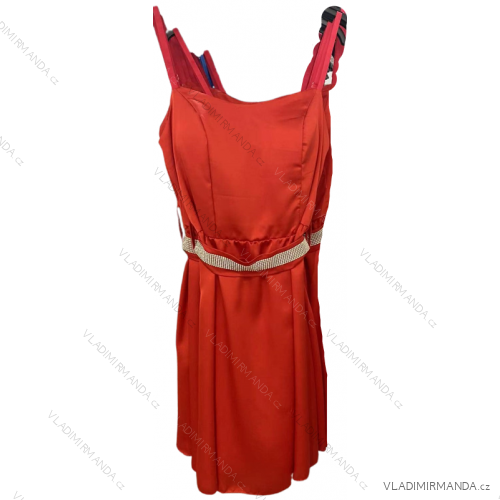 Carmen Sommer Sommer Schulterkleid (UNI S / M) ITALIENISCHE MODE IMM20628