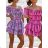 Carmen Sommer Sommer Schulterkleid (UNI S / M) ITALIENISCHE MODE IMM20628