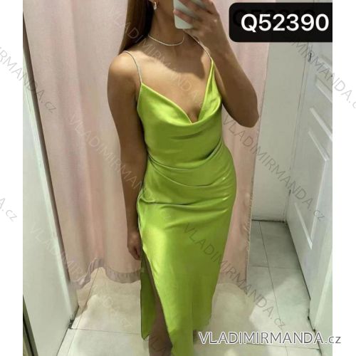 Carmen Sommer Sommer Schulterkleid (UNI S / M) ITALIENISCHE MODE IMM20628
