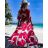 Carmen Sommer Sommer Schulterkleid (UNI S / M) ITALIENISCHE MODE IMM20628