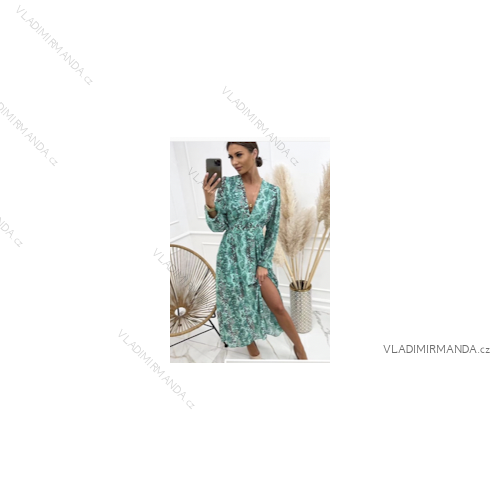 Šaty letní na ramínka dámské (S/M ONE SIZE) ITALSKÁ MÓDA IMPBB22B21841