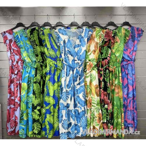 Ärmelloses Damen-Sommerkleid (S / M ONE SIZE) ITALIAN FASHION IMWC222493