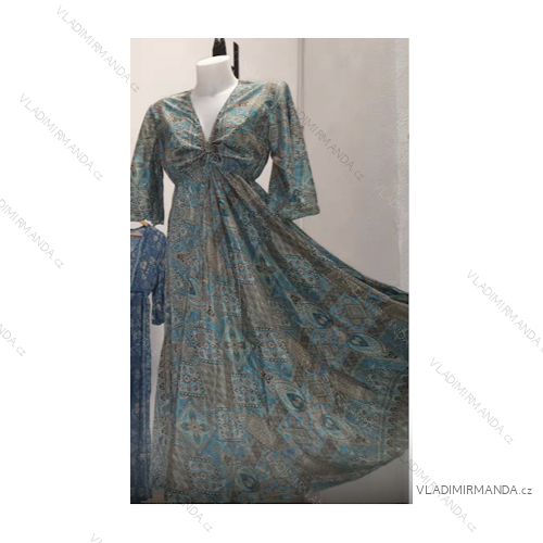 Šaty letní na ramínka dámské (S/M ONE SIZE) ITALSKÁ MÓDA IMPBB22B21841