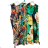 Lässiges Kurzarmkleid für Frauen (uni xl / 2xl) ITALIAN MODA IM720042