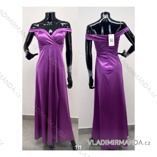 Šaty letní na ramínka dámské (S/M ONE SIZE) ITALSKÁ MÓDA IMPLS229027