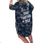 Strickjacke mit Taschen und Kapuze 3/4 Ärmel Damen Camo (uni s-l) ITALIAN FASHION IM4223121