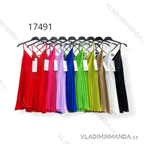 Tílko letní na ramínka dámské (S/M ONE SIZE) ITALSKÁ MÓDA IMPDY223SSH32361