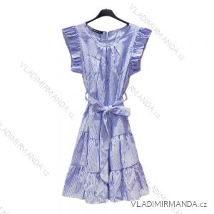 Šaty letní krátký rukáv dámské (S/M ONE SIZE) ITALSKÁ MÓDA IMPHD2217613