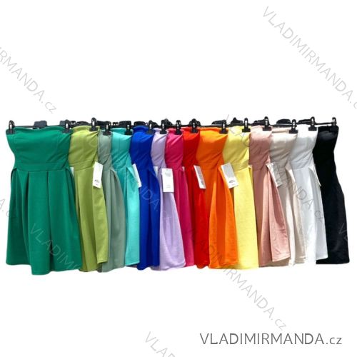 Ärmelloses Sommerkleid für Damen (S / M ONE SIZE) ITALIAN FASHION IMPHD2220952