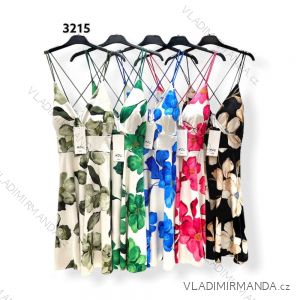 Šaty letní na ramínka dámské (S/M ONE SIZE) ITALSKÁ MÓDA IMPHD229761