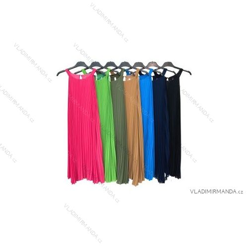 Šaty letní na ramínka dámské (S/M ONE SIZE) ITALSKÁ MÓDA IMPBB22B21841