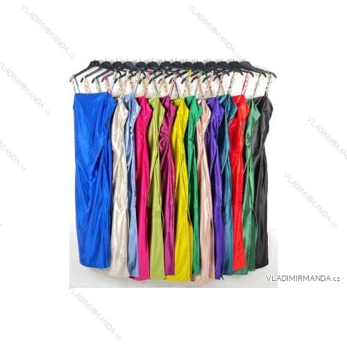 Šaty letní na ramínka dámské (S/M ONE SIZE) ITALSKÁ MÓDA IMPBB22B21841