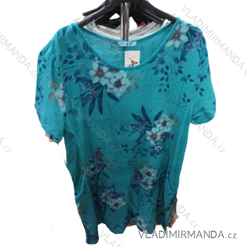 Tílko letní šifonové dámské (S/M/L/XL ONE SIZE) ITALSKÁ MÓDA IM422612