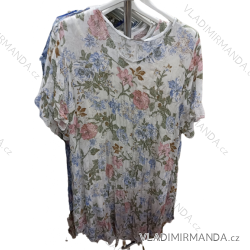 Tílko letní šifonové dámské (S/M/L/XL ONE SIZE) ITALSKÁ MÓDA IM422612