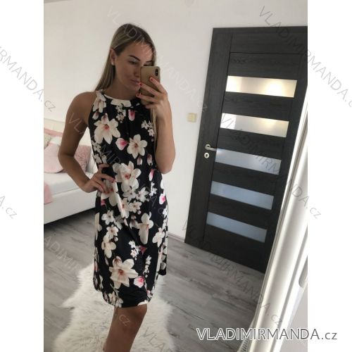 Kurzes, ärmelloses Sommerkleid von Icecool für Damen (S / M / L, Einheitsgröße) ITALIAN FASHION IMM22347B