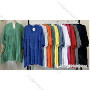 Šaty letní na ramínka dámské (S/M ONE SIZE) ITALSKÁ MÓDA IMPBB22B21841