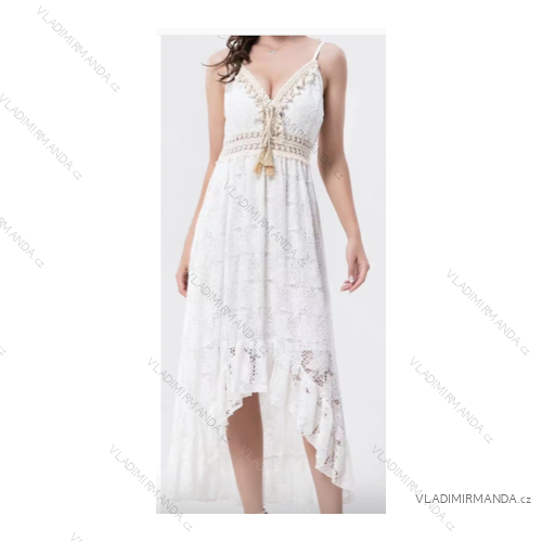 Šaty letní na ramínka dámské (S/M ONE SIZE) ITALSKÁ MÓDA IMPBB22B21841