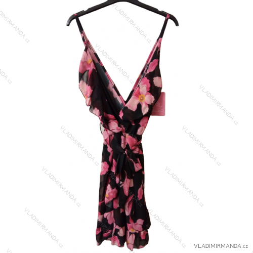 Šaty letní na ramínka dámské (S/M ONE SIZE) ITALSKÁ MÓDA IMPBB22B21841