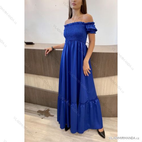 Damen langes Sommerkleid Carmen (S / M ONE SIZE) ITALIAN FASHION IMPDY22LS17467 <p>Königsblau</p> S/M