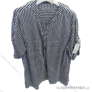Kurzärmliges Oversized-Shirt für Damen (XL / 2XL ONE SIZE) ITALIAN FASHION IM722104