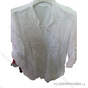 Tunika-Bluse 3/4 Ärmel Damen Übergröße (XL / 2XL) ITALIAN FASHION IM722109