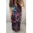 Damen Lang Kurzarm Kleid (S / M ONE SIZE) FRENCH FASHION FMB21008