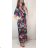 Damen Lang Kurzarm Kleid (S / M ONE SIZE) FRENCH FASHION FMB21008