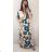 Damen Lang Kurzarm Kleid (S / M ONE SIZE) FRENCH FASHION FMB21008