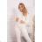Sweatshirt-Set mit Kapuze ecru