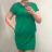 Kurzarmkleid für Damen (Uni L / XL) ITALIAN FASHION IM320003