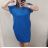 Kurzarmkleid für Damen (Uni L / XL) ITALIAN FASHION IM320003