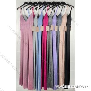 Šaty letní na ramínka dámské (S/M ONE SIZE) ITALSKÁ MÓDA IMPBB22B21841