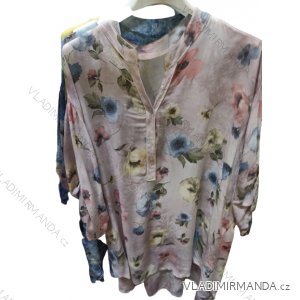 Damen Langarm 3/4 Kurzarm Shirt/Tunika (M/L ONE SIZE) ITALIAN FASHION IMN22028