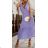 Ärmelloses Sommerkleid für Frauen (uni sm) ITALIAN FASHION IMD20550 S/M Blaulicht